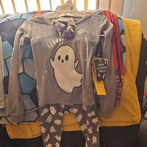 Nick & Nora Gray Ghost Kids Costume Set